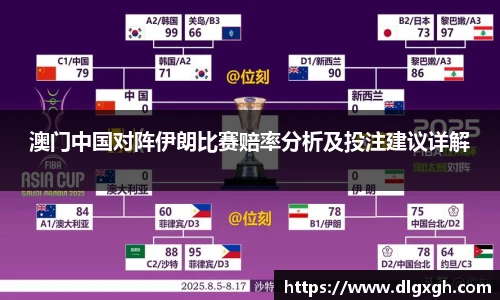 澳门中国对阵伊朗比赛赔率分析及投注建议详解